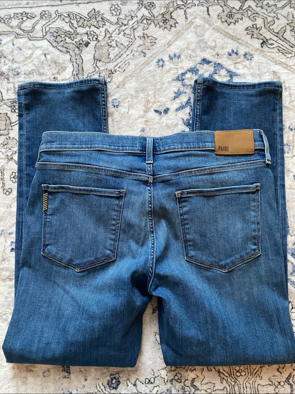 PAIGE Slim Fit Federal Men's Blue Denim Jeans 32 - Picture 12 of 13